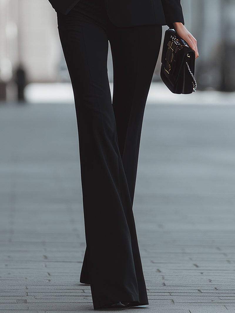 Black Tailored Power Suit