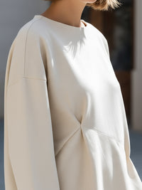 Asymmetric Minimal Texture Blouse