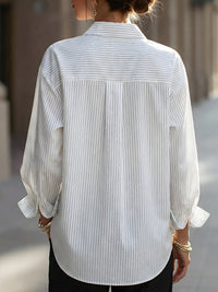 Classic Striped Button-Up Shirt
