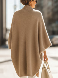 Sand Beige Oversized Knit Cardigan