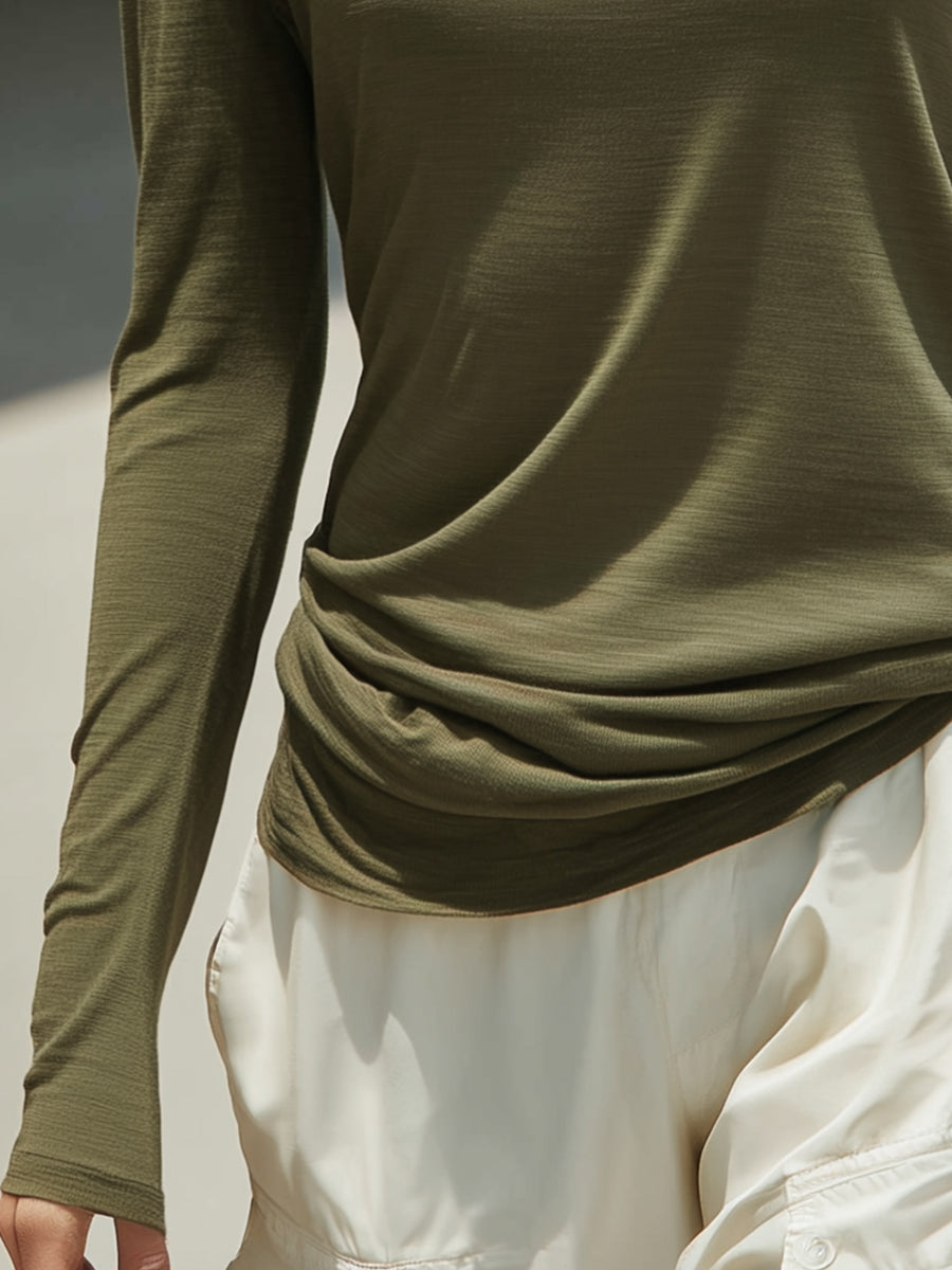 Boat Neck Lightweight Layered Top And Halter Neck Tank Top Set