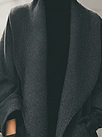 Luxe Wool Blend Oversized Coat