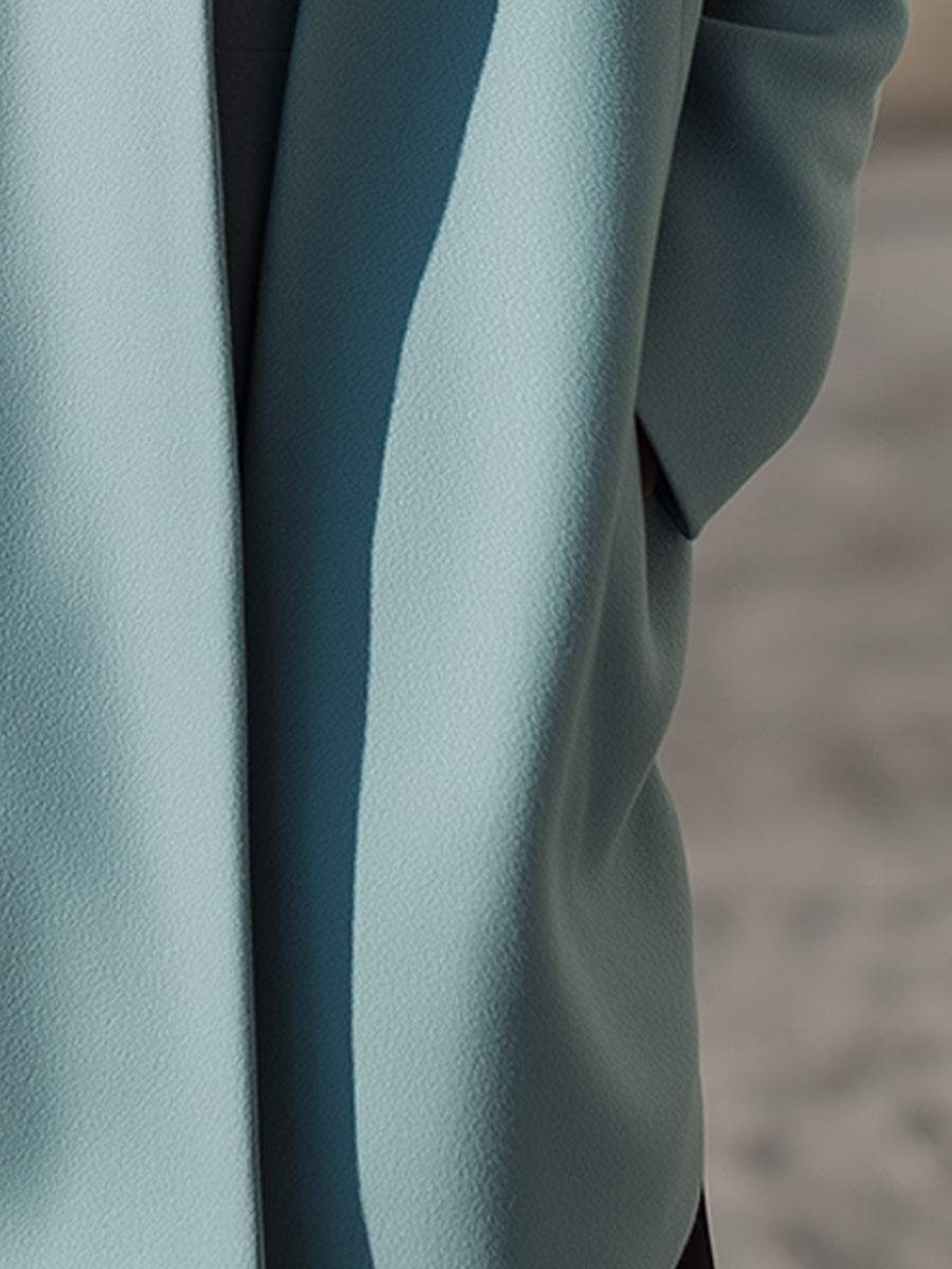 Elegant Powder Blue Coat