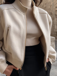 Zip-Up Bomber Jacket