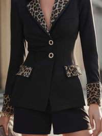 Longline Coat With Velvet Lapels And Cuffs