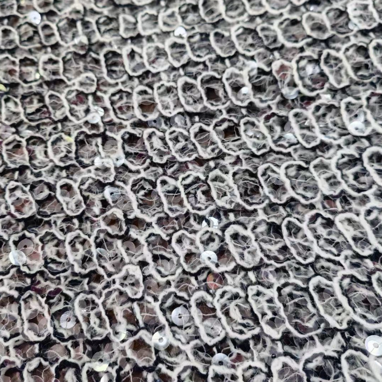 Silver Sequin Wrap Top