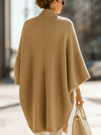 Sand Beige Oversized Knit Cardigan