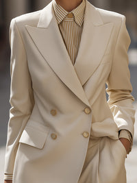 Double Breasted Haute Couture Suit