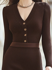 Espresso Knit Maxi Dress