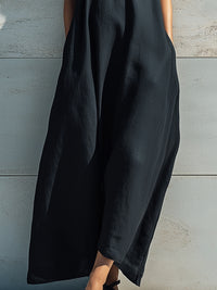 One-Shoulder Draped Bow Detail Maxi Dress