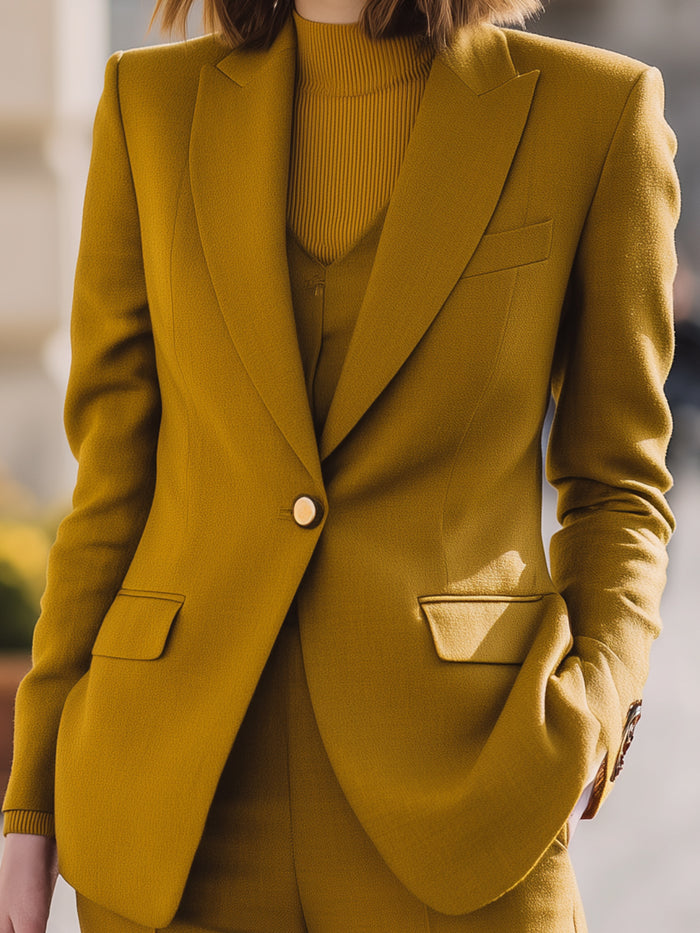 Exquisitely Tailored Structured Suit