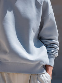 Relaxed Crewneck Soft-Touch Urban Top