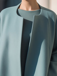 Elegant Powder Blue Coat