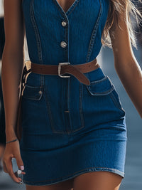 Vibrant Blue Off-Shoulder Bell Sleeve Jumpsuit