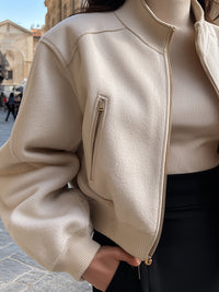 Zip-Up Bomber Jacket