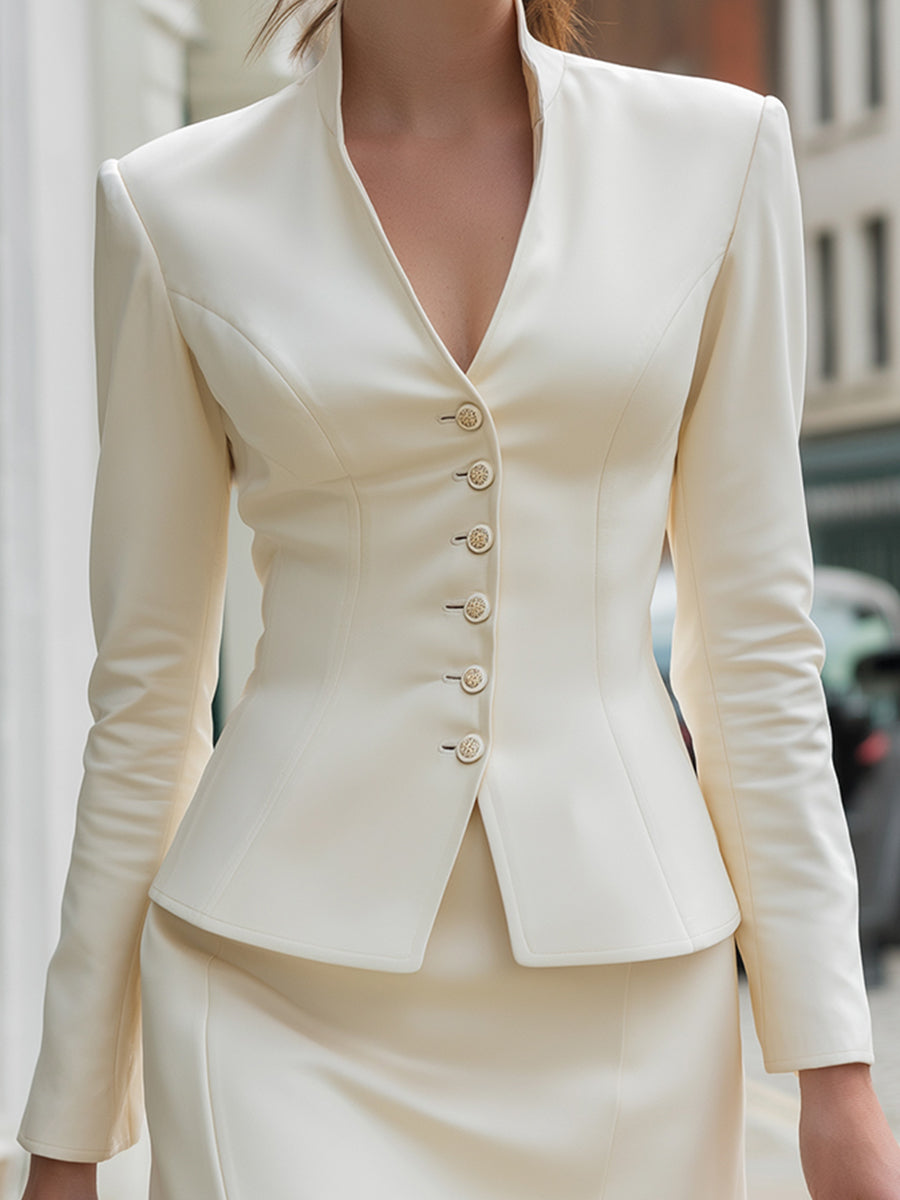 Hourglass Tailored Peplum Blazer Set