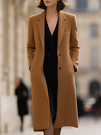 Longline Wool-Blend Coat