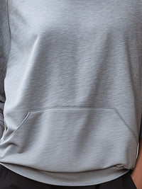 Soft Cowl-Neck Relaxed Casual Pullover