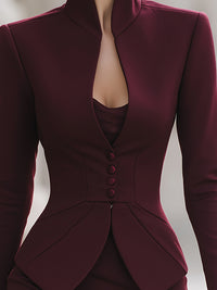 High-Collar Structured Blaze
