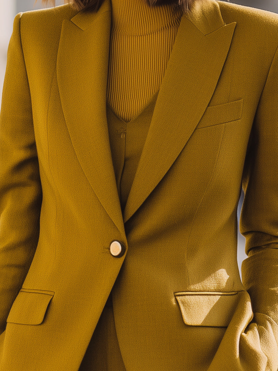 Exquisitely Tailored Structured Suit