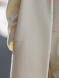 Structured Minimalist Wool Coat