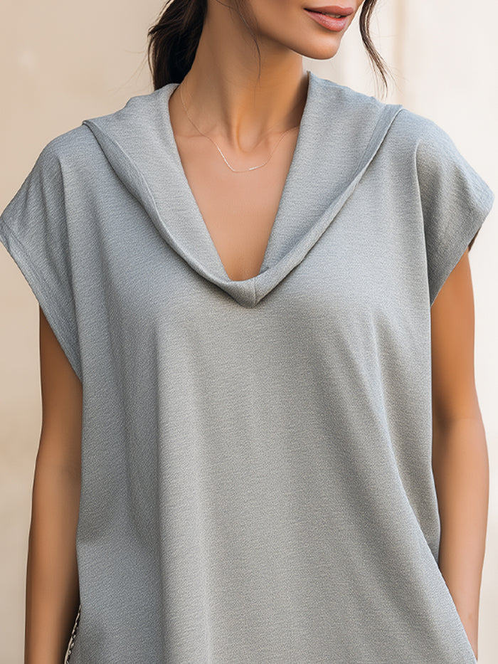 Relaxed Short Sleeve Minimalist T-Shirt