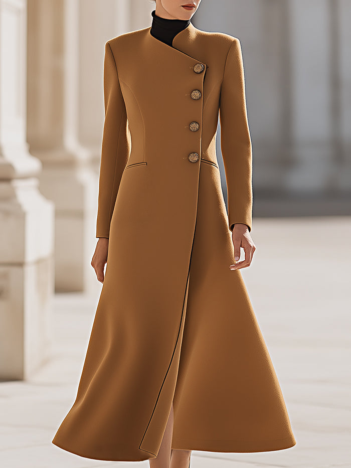 Tailored Camel Long Coat