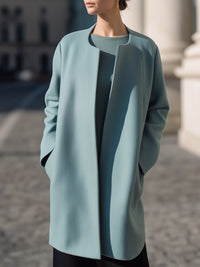 Elegant Powder Blue Coat