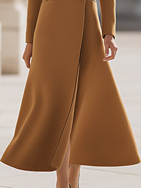 Tailored Camel Long Coat