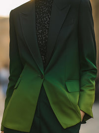 Ombre Tailored Blazer Suit