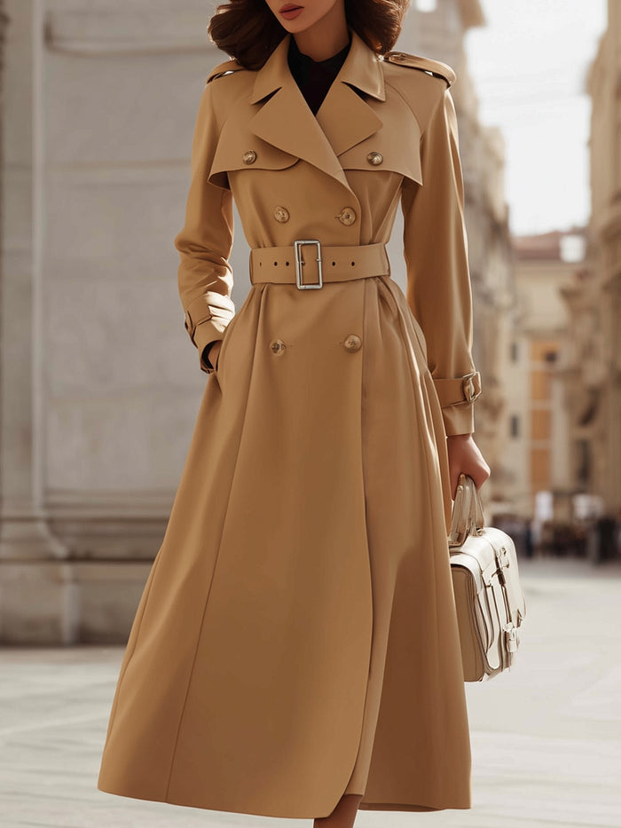 Classic Belted Trench Coat