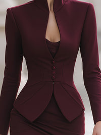 High-Collar Structured Blaze