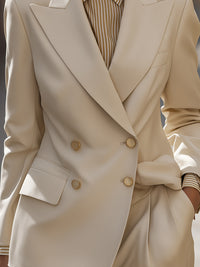 Double Breasted Haute Couture Suit