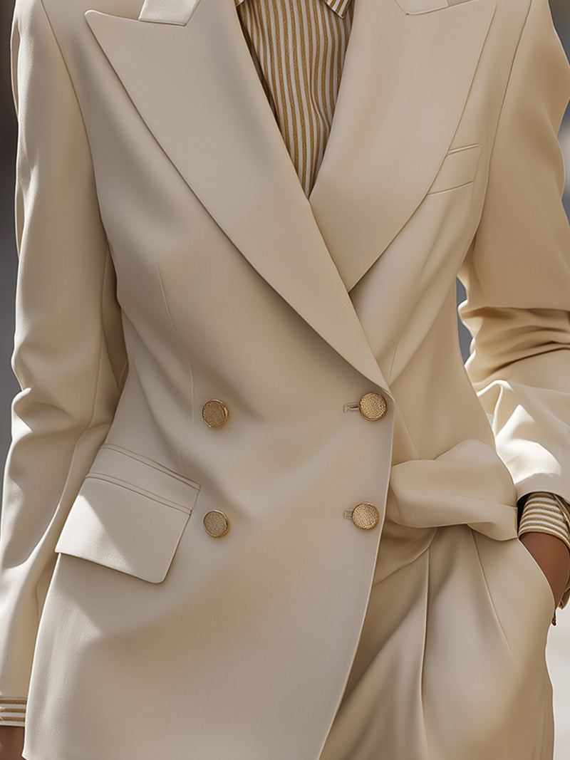 Double Breasted Haute Couture Suit